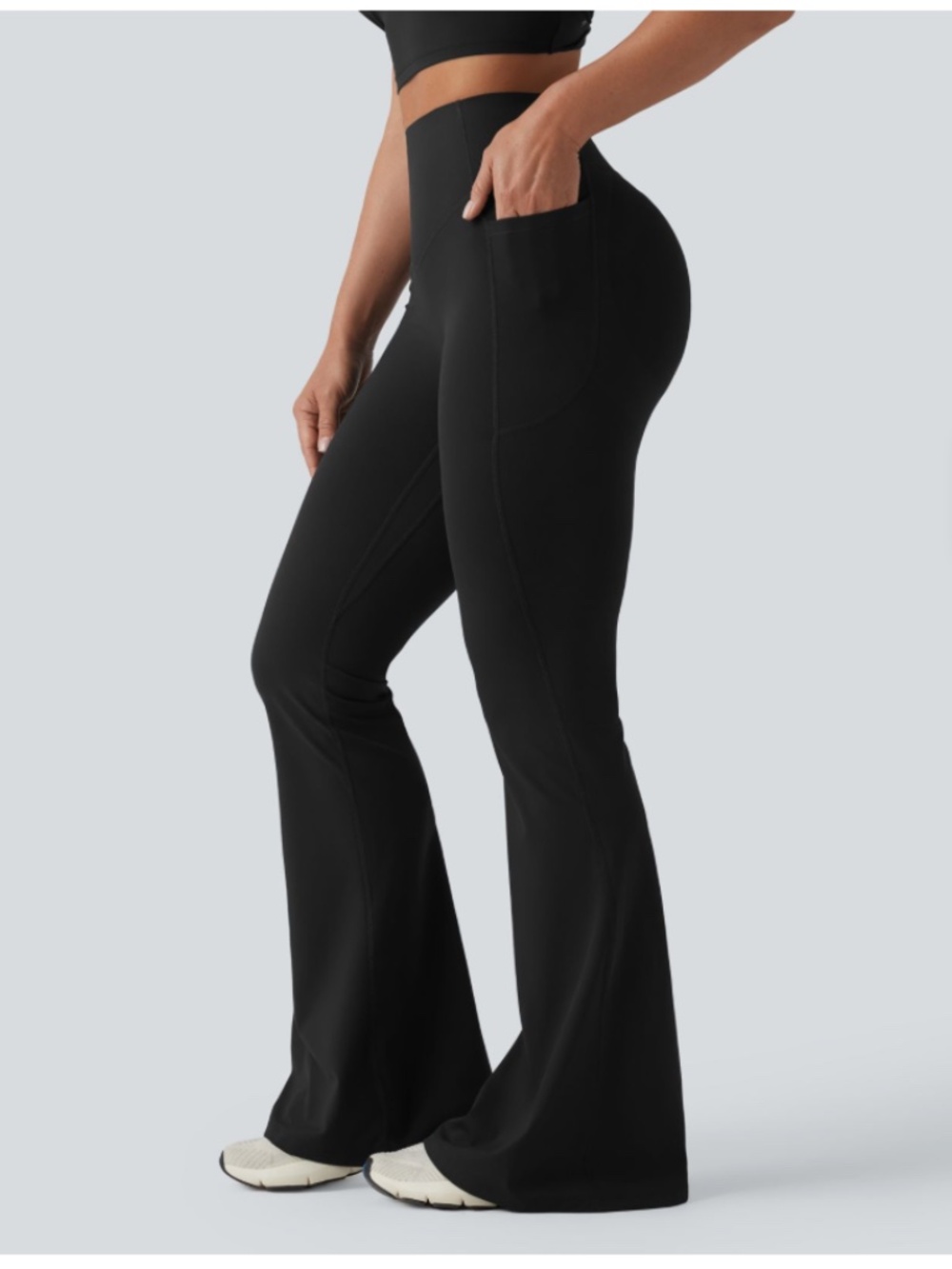 Halara UltraSculpt™ High Waisted Butt Lifting Tummy Wide Leg Legging w/ pockets